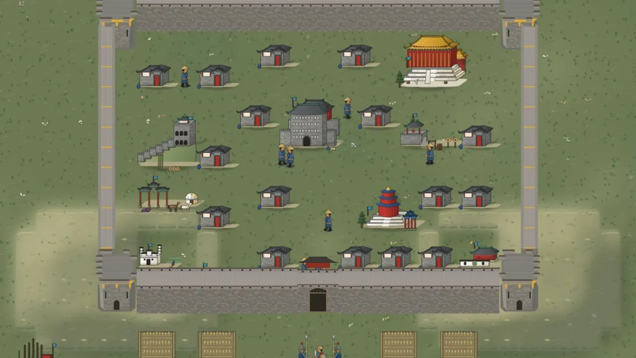 Ming production buildings, enclosed yards and landmark using the v2.6 art